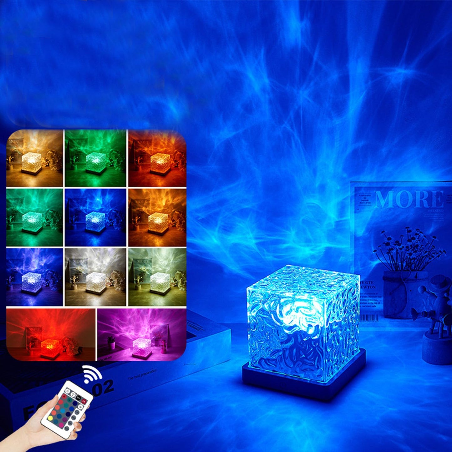 OCEAN WAVE CUBE LAMP FOR HOME