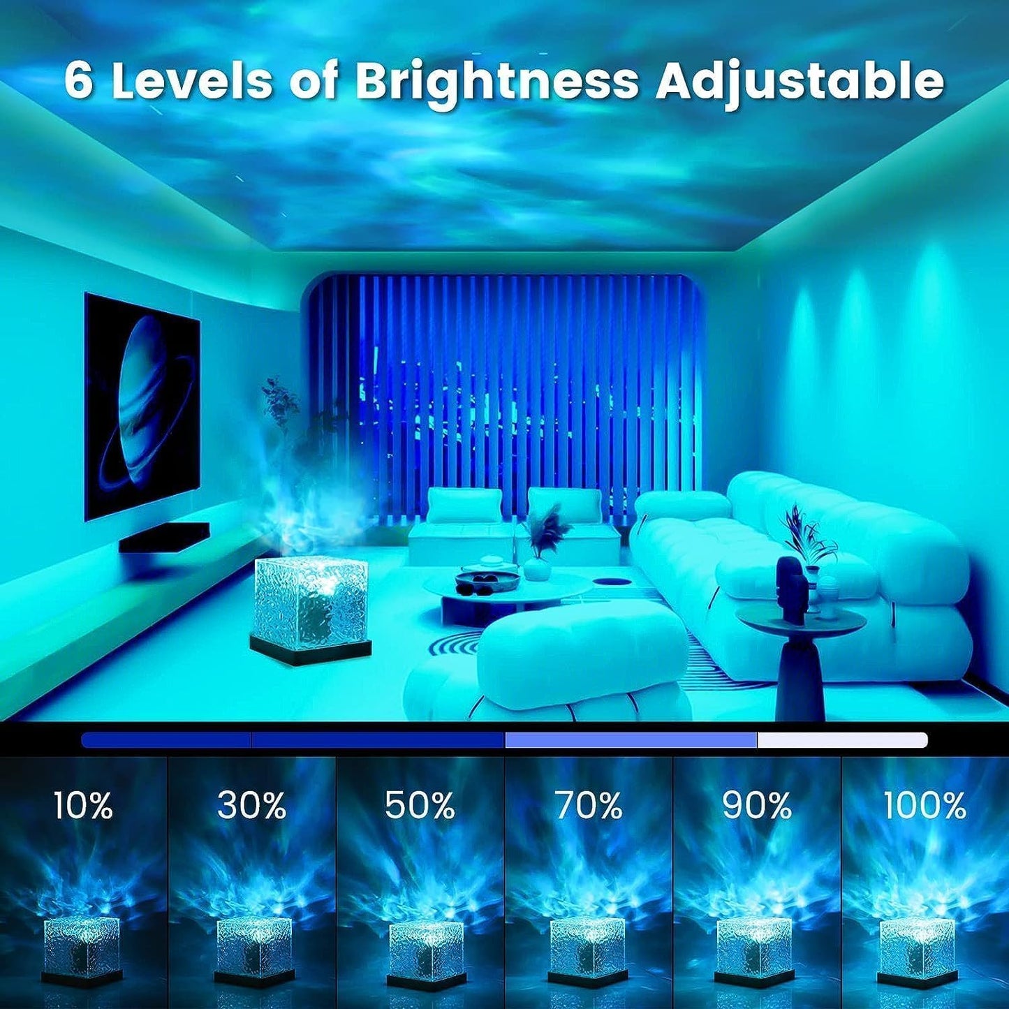 OCEAN WAVE CUBE LAMP FOR HOME